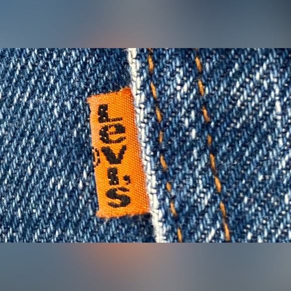 VTG 90’s Levi’s 517 Orange Tab Boot Cut Jeans Men’s 38x31 Whiskers Great Patina - Picture 2 of 9